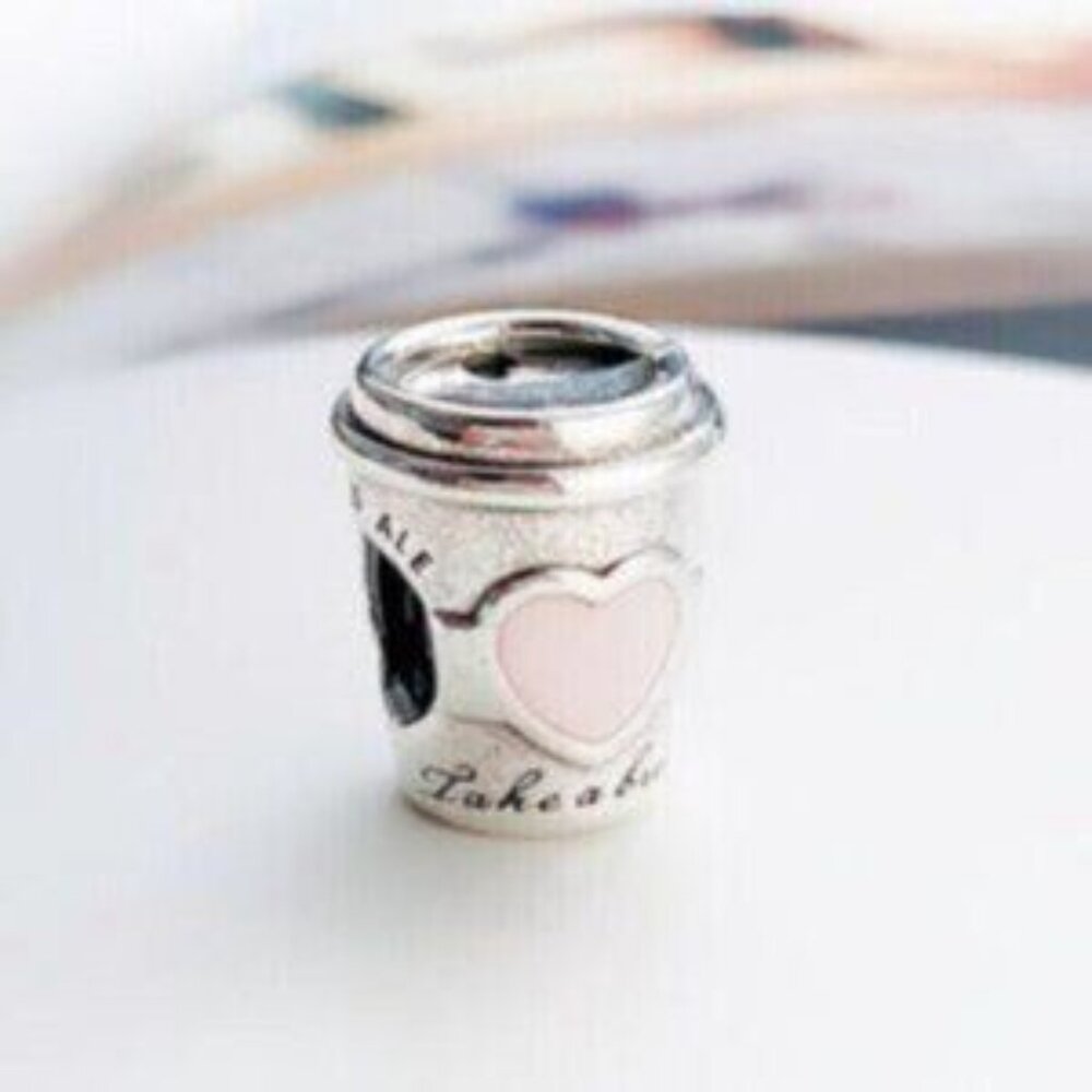 PANDORA Take a Break Coffee Cup Charm - Picture 3 of 4